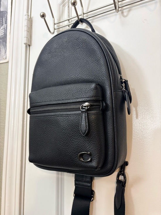 Coach Other - Coach Charter Pack Black Pebble Leather Sling (CP162) - Excellent